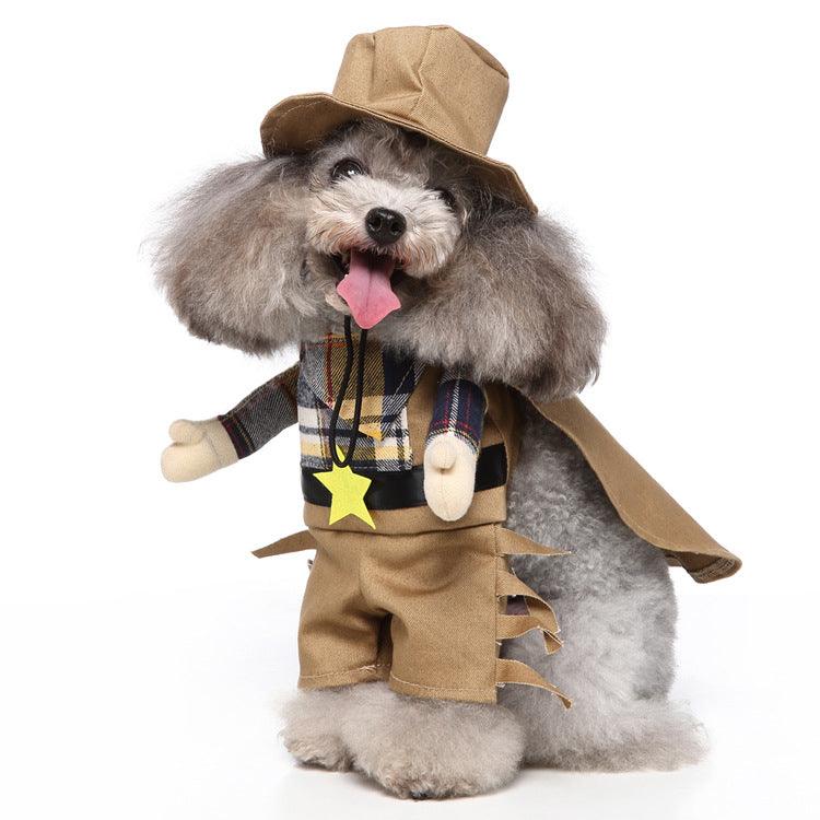 CalmPaw™ Cosplay Pet Costume Set – Cute Cartoon Dog Outfit for Halloween & Christmas
