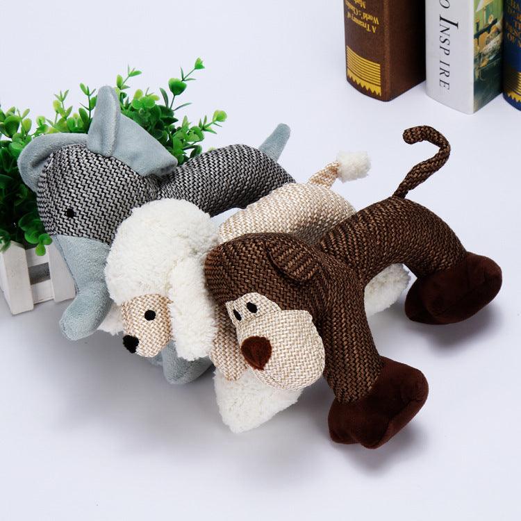 CalmPaw™ Whistle Pals – Interactive Squeaky Plush Dog Toys for Biting & Play