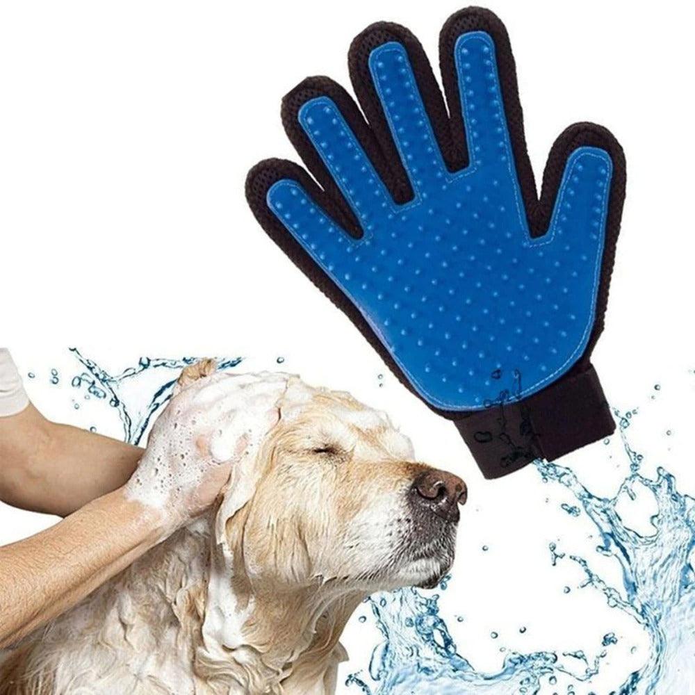 CalmPaw™ Pet Grooming Glove – Hair Removal & Massage Glove for Cats & Dogs