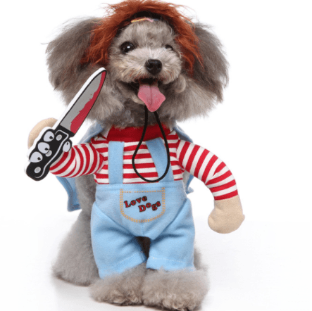 CalmPaw™ Cosplay Pet Costume Set – Cute Cartoon Dog Outfit for Halloween & Christmas