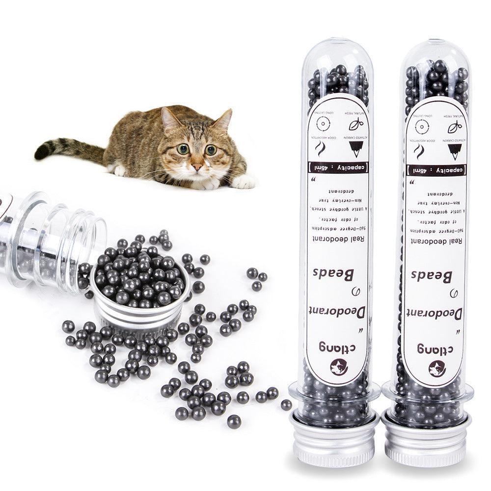 CalmPaw™ Activated Carbon Cat Litter Deodorizer – Odour-Neutralising Beads