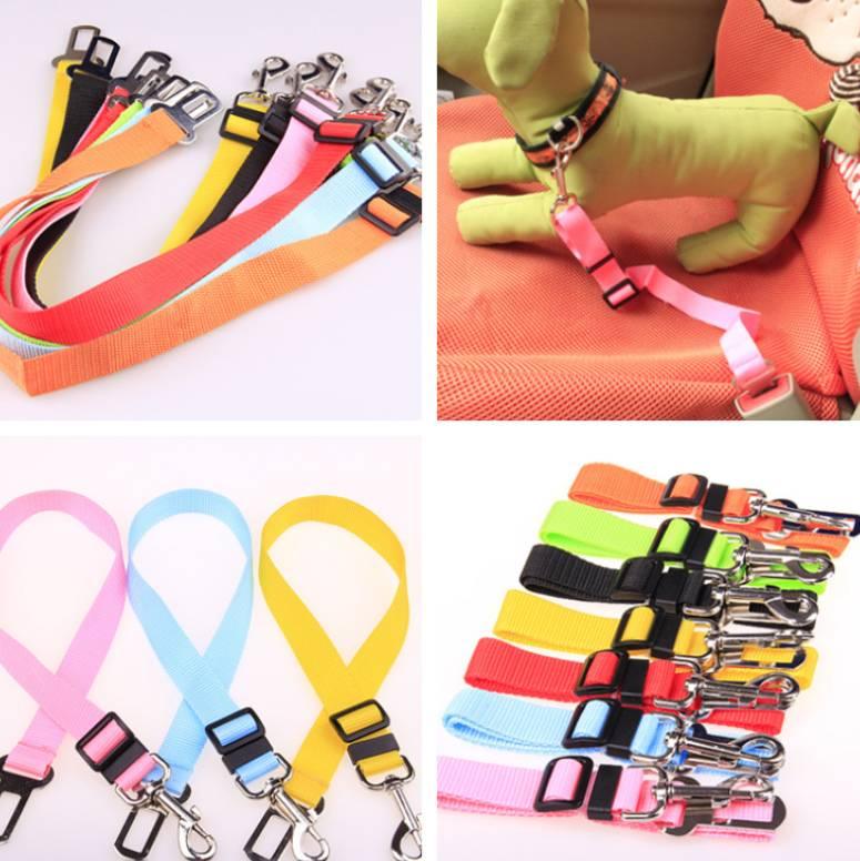 CalmPaw™ SecureStrap Pet Seat Belt – Adjustable Car Safety Belt for Dogs