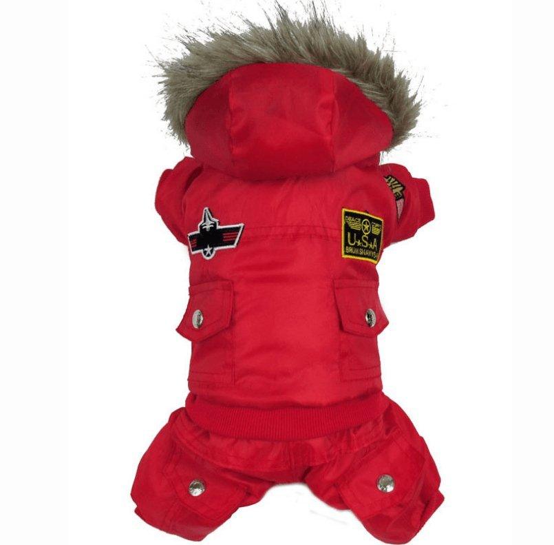 CalmPaw™ Air Force Pet Suit – Stylish Autumn & Winter Coat for Dogs