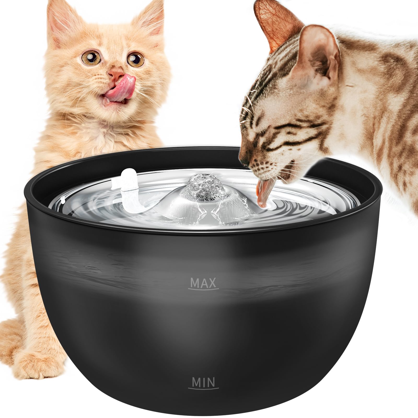 CalmPaw™ Cat Water Fountain – 3L Stainless Steel Automatic Water Dispenser