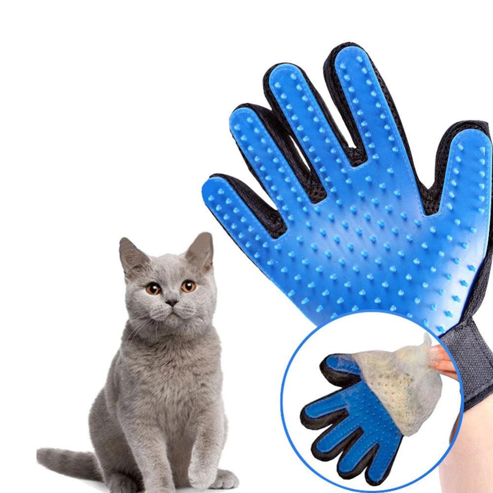 CalmPaw™ Pet Grooming Glove – Hair Removal & Massage Glove for Cats & Dogs