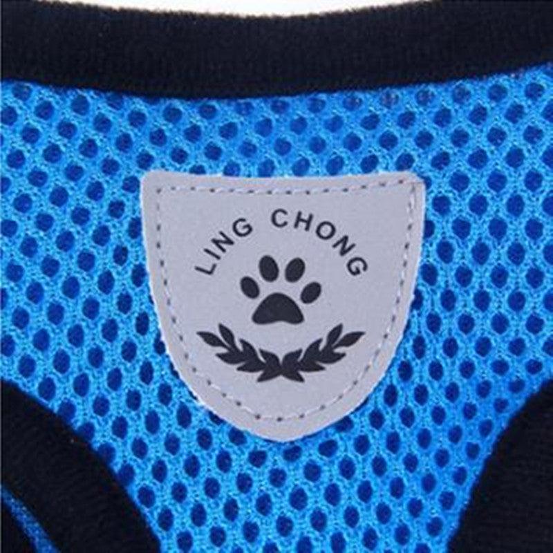 CalmPaw™ Comfort Mesh Dog Vest Harness – Breathable No-Pull Chest Harness