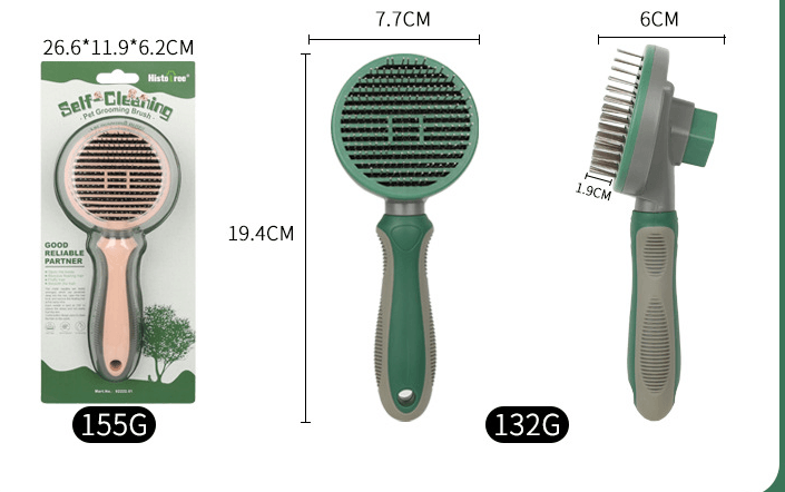 CalmPaw™ Hair Whisperer – Automatic Self-Cleaning Detangling Comb