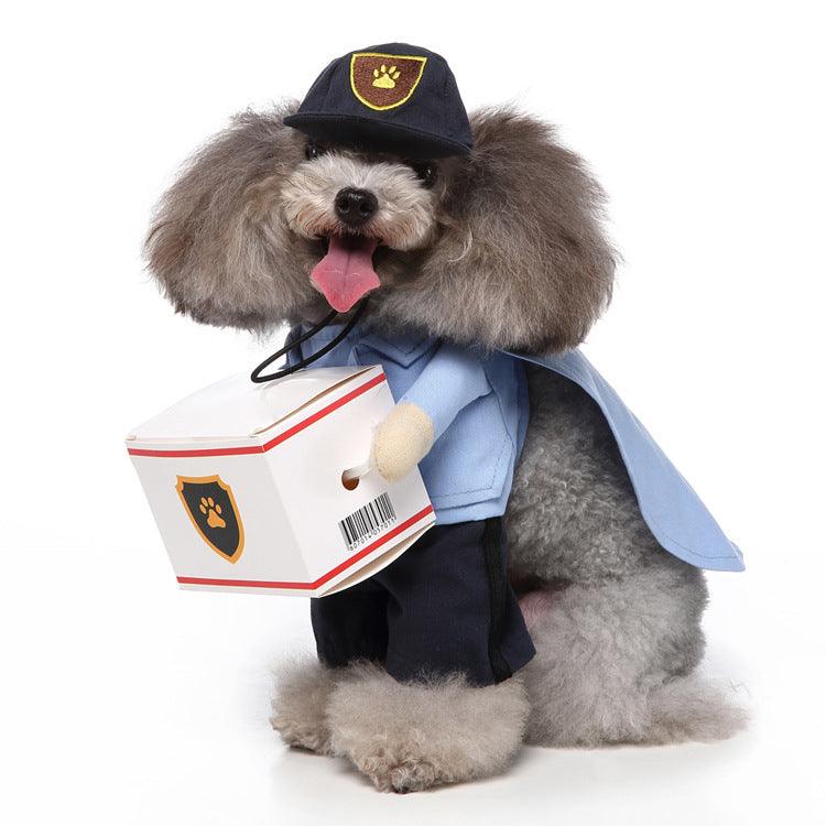 CalmPaw™ Cosplay Pet Costume Set – Cute Cartoon Dog Outfit for Halloween & Christmas