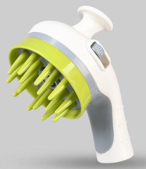 CalmPaw™ Dog Shower Brush – 2-in-1 Shampoo Applicator & Massage Brush